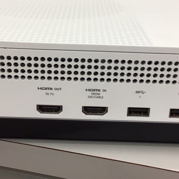 X Box One S. Model 1681 with two controllers - Picture 8 of 11